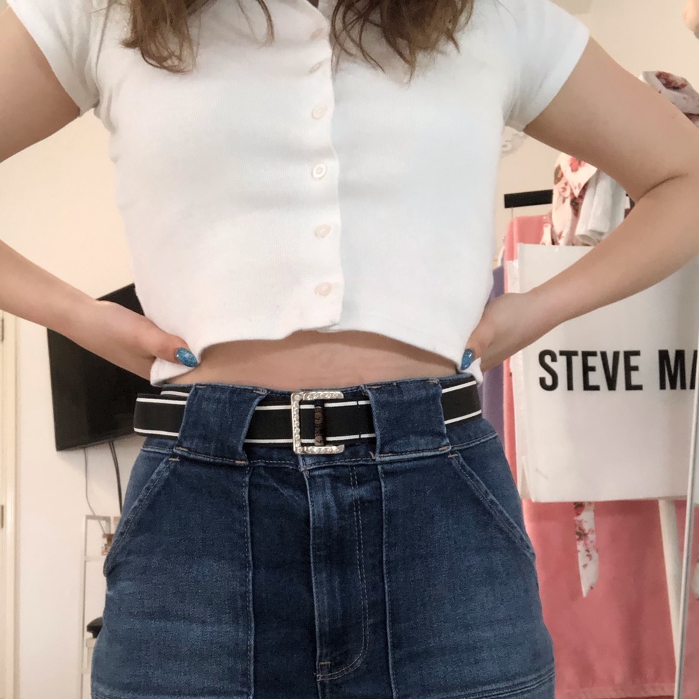 Black and white express belt 🖤